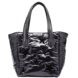 Stella McCartney Falabella Go‎ Tote Bag Nylon Velvet All Over Stars Puffy